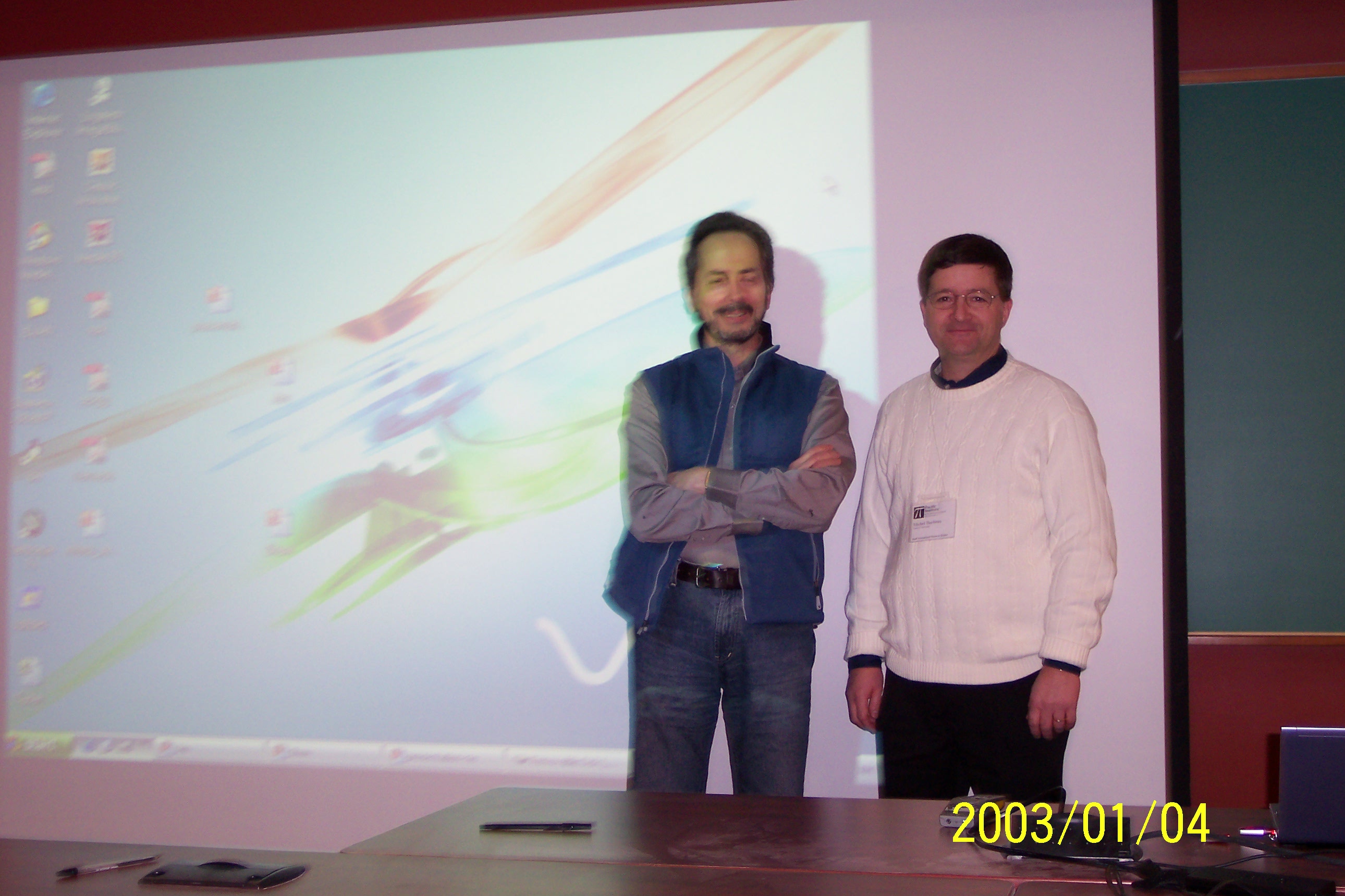 Prof. Kranakis and Prof. Barbeau
